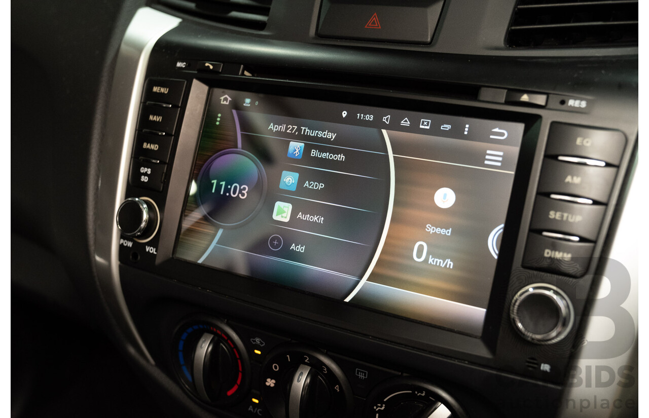 5/2015 Nissan Navara RX (4x4) NP300 D23 Double Cab Utility Silver Turbo Diesel 2.3L