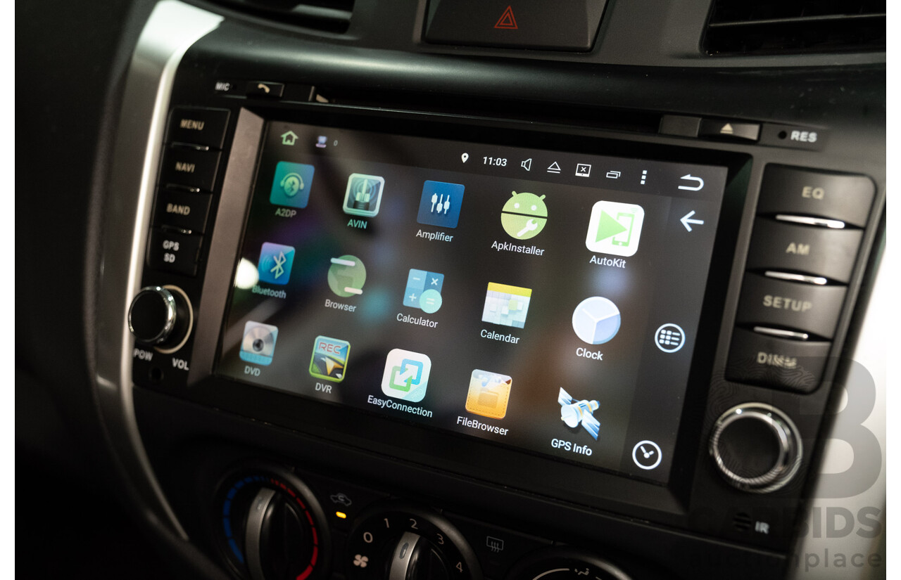 5/2015 Nissan Navara RX (4x4) NP300 D23 Double Cab Utility Silver Turbo Diesel 2.3L