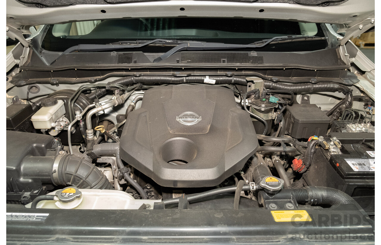 5/2015 Nissan Navara RX (4x4) NP300 D23 Double Cab Utility Silver Turbo Diesel 2.3L