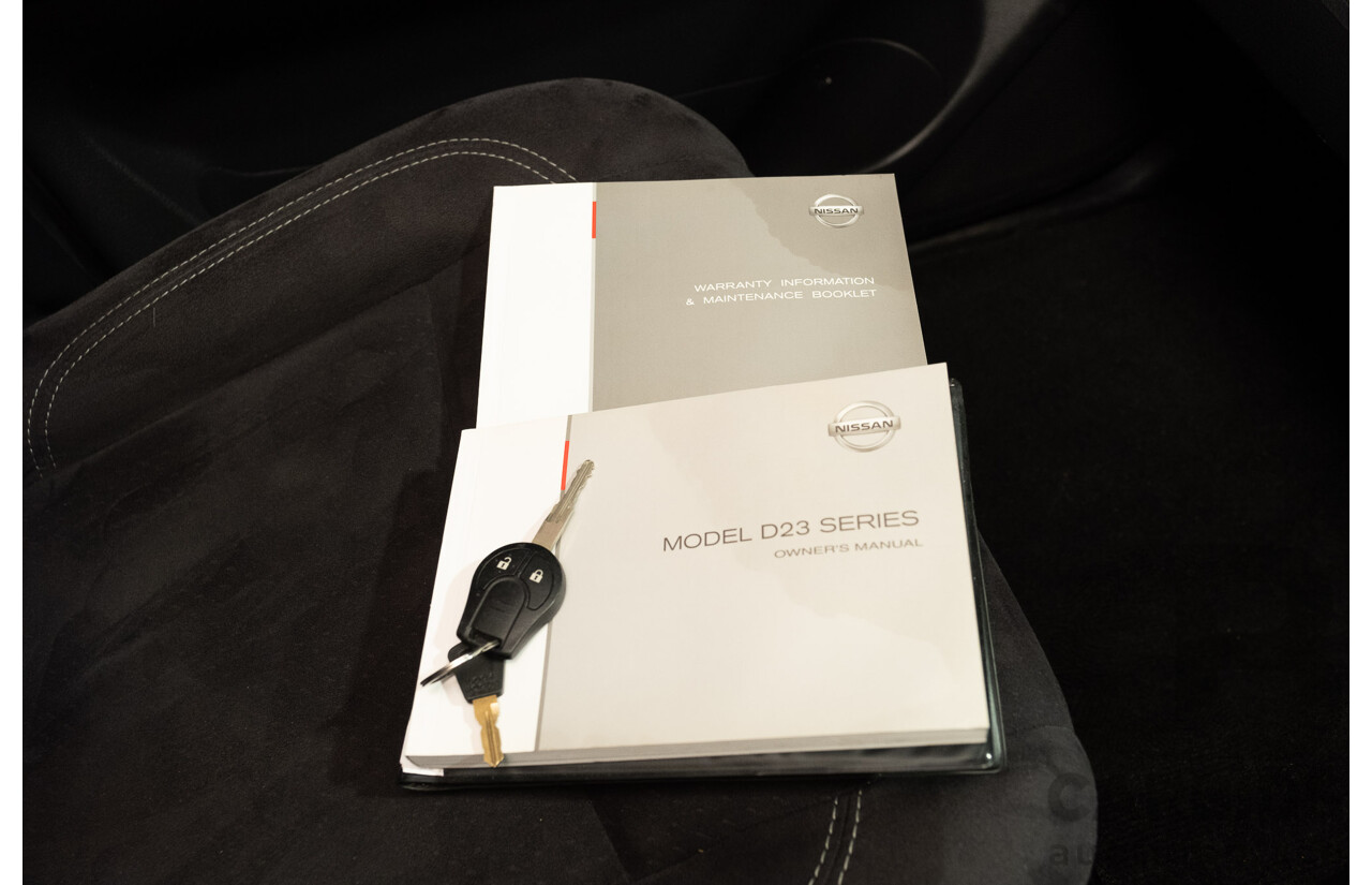 5/2015 Nissan Navara RX (4x4) NP300 D23 Double Cab Utility Silver Turbo Diesel 2.3L