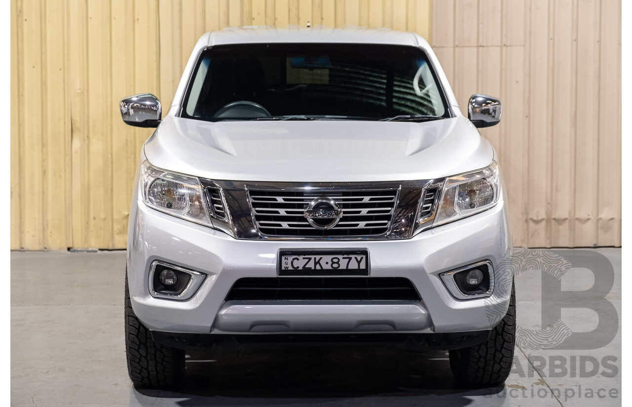 5/2015 Nissan Navara RX (4x4) NP300 D23 Double Cab Utility Silver Turbo Diesel 2.3L