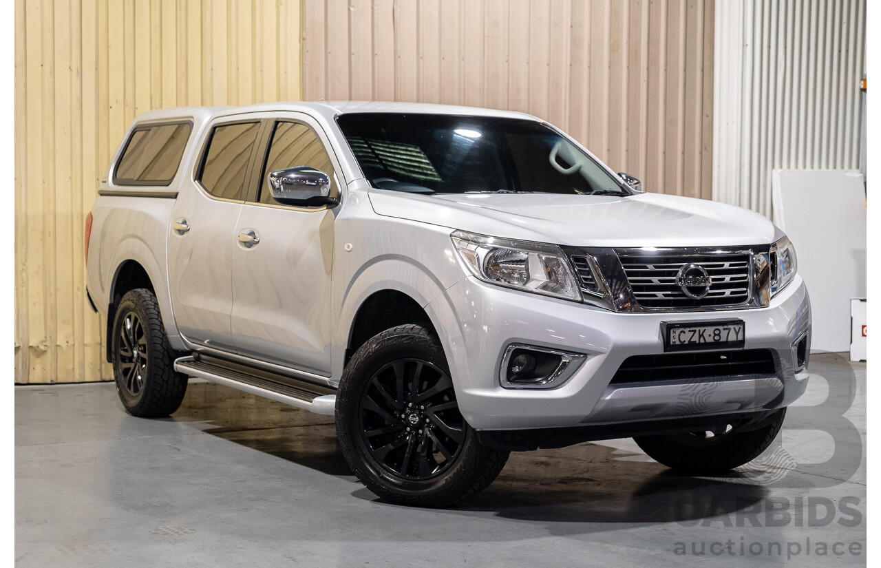 5/2015 Nissan Navara RX (4x4) NP300 D23 Double Cab Utility Silver Turbo Diesel 2.3L