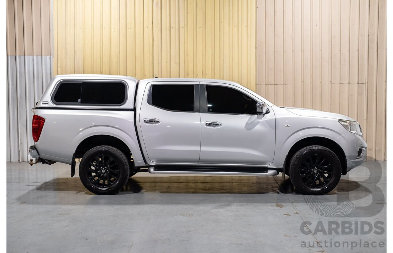 5/2015 Nissan Navara RX (4x4) NP300 D23 Double Cab Utility Silver Turbo Diesel 2.3L
