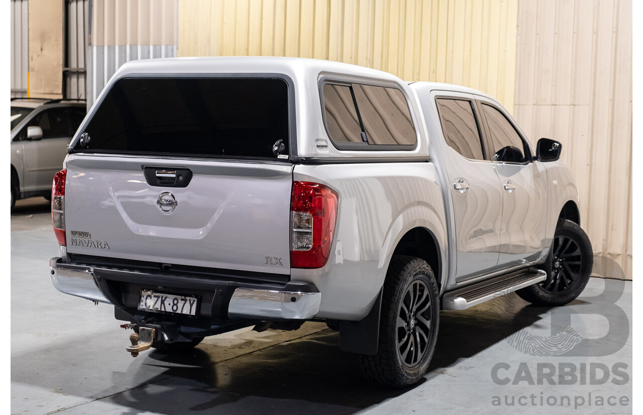5/2015 Nissan Navara RX (4x4) NP300 D23 Double Cab Utility Silver Turbo Diesel 2.3L