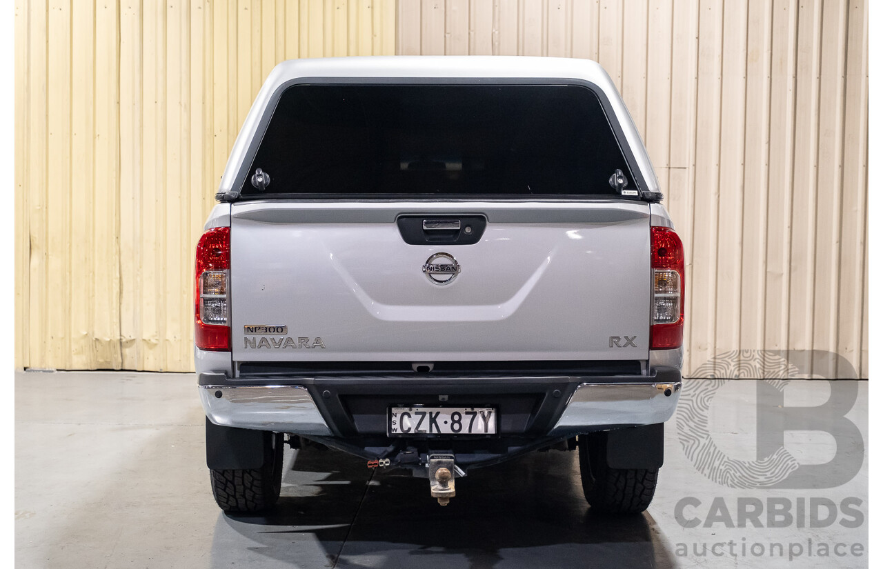 5/2015 Nissan Navara RX (4x4) NP300 D23 Double Cab Utility Silver Turbo Diesel 2.3L