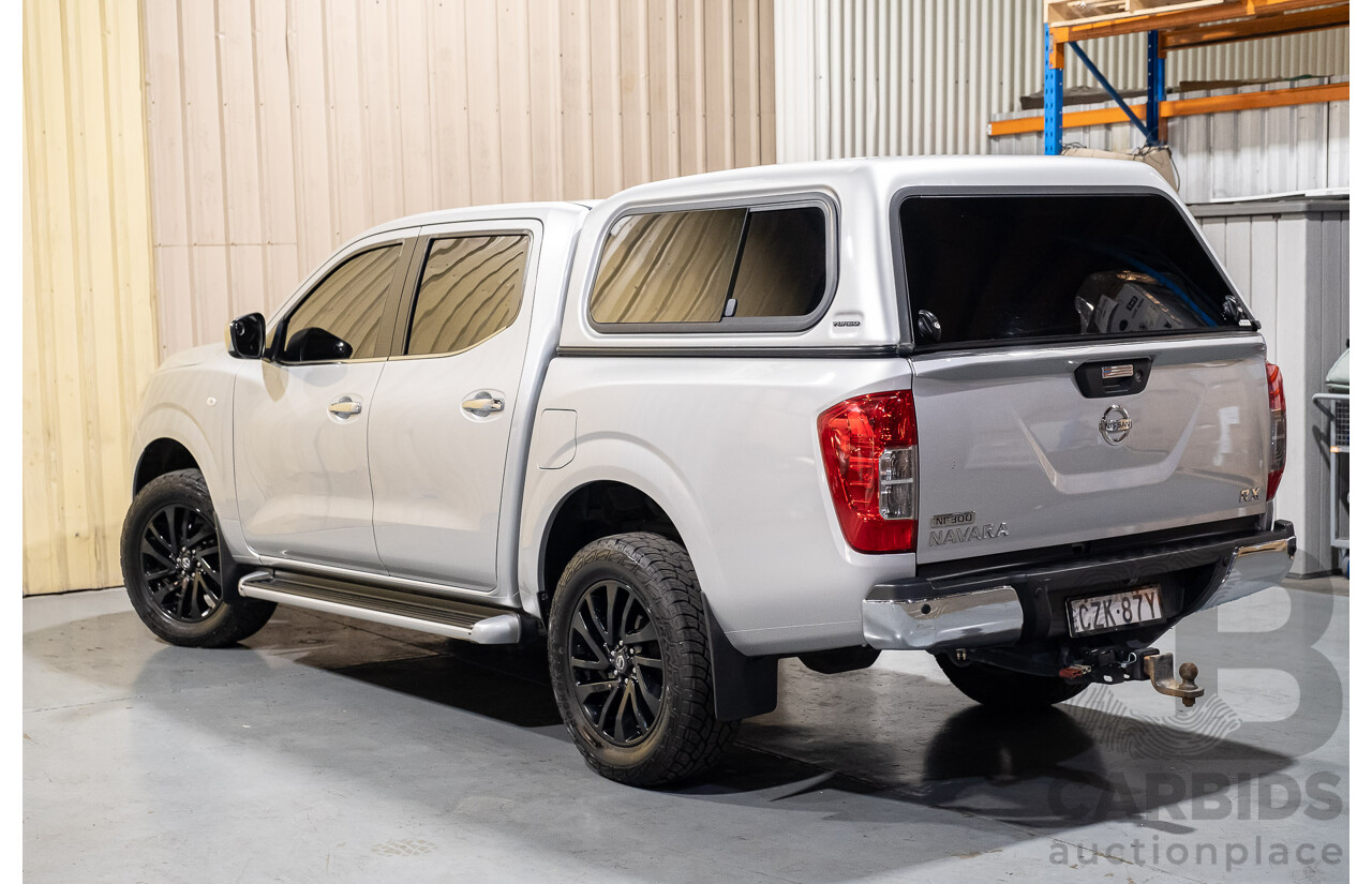 5/2015 Nissan Navara RX (4x4) NP300 D23 Double Cab Utility Silver Turbo Diesel 2.3L