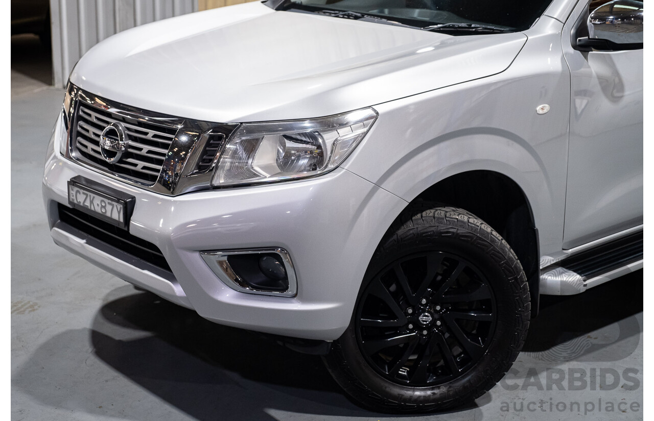 5/2015 Nissan Navara RX (4x4) NP300 D23 Double Cab Utility Silver Turbo Diesel 2.3L
