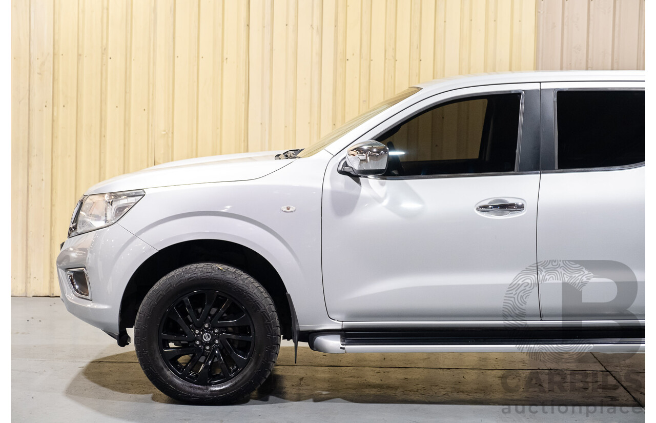 5/2015 Nissan Navara RX (4x4) NP300 D23 Double Cab Utility Silver Turbo Diesel 2.3L