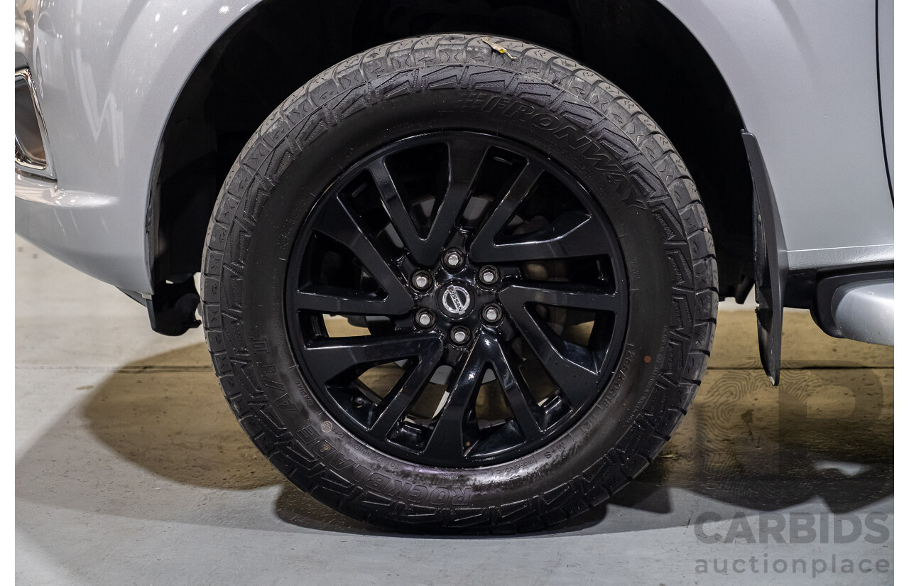 5/2015 Nissan Navara RX (4x4) NP300 D23 Double Cab Utility Silver Turbo Diesel 2.3L