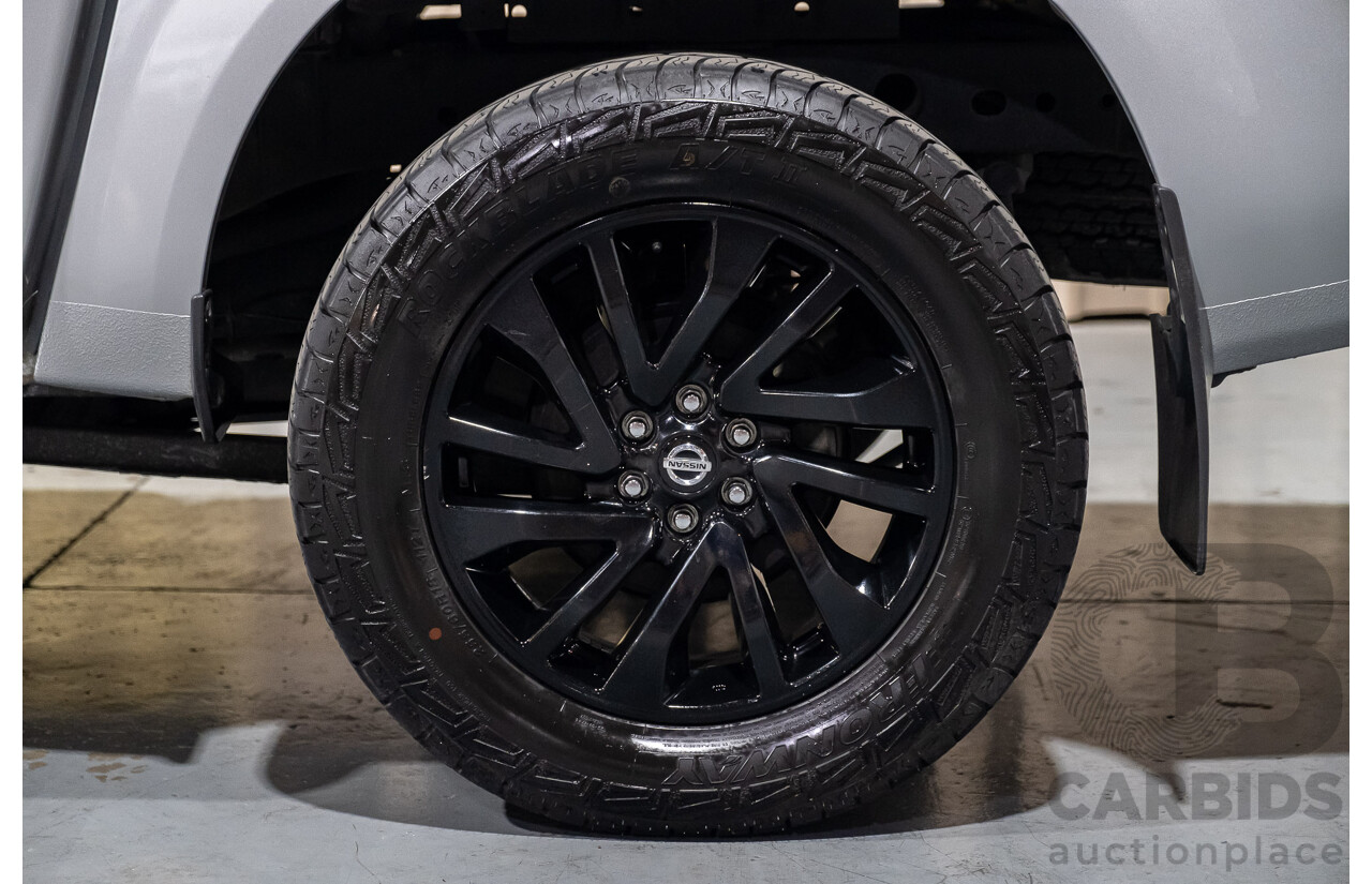 5/2015 Nissan Navara RX (4x4) NP300 D23 Double Cab Utility Silver Turbo Diesel 2.3L