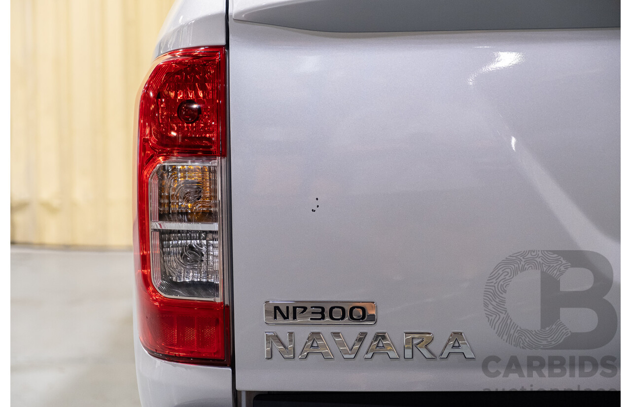 5/2015 Nissan Navara RX (4x4) NP300 D23 Double Cab Utility Silver Turbo Diesel 2.3L