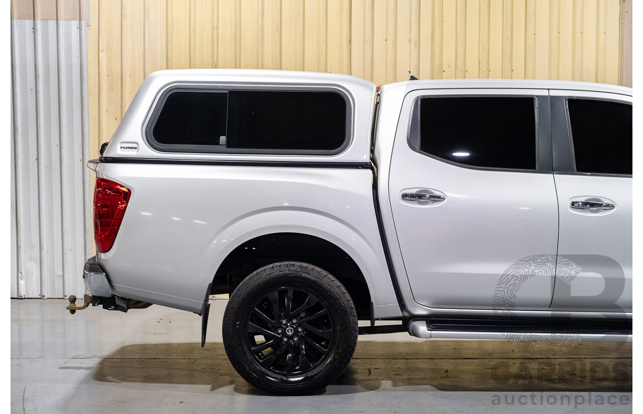 5/2015 Nissan Navara RX (4x4) NP300 D23 Double Cab Utility Silver Turbo Diesel 2.3L