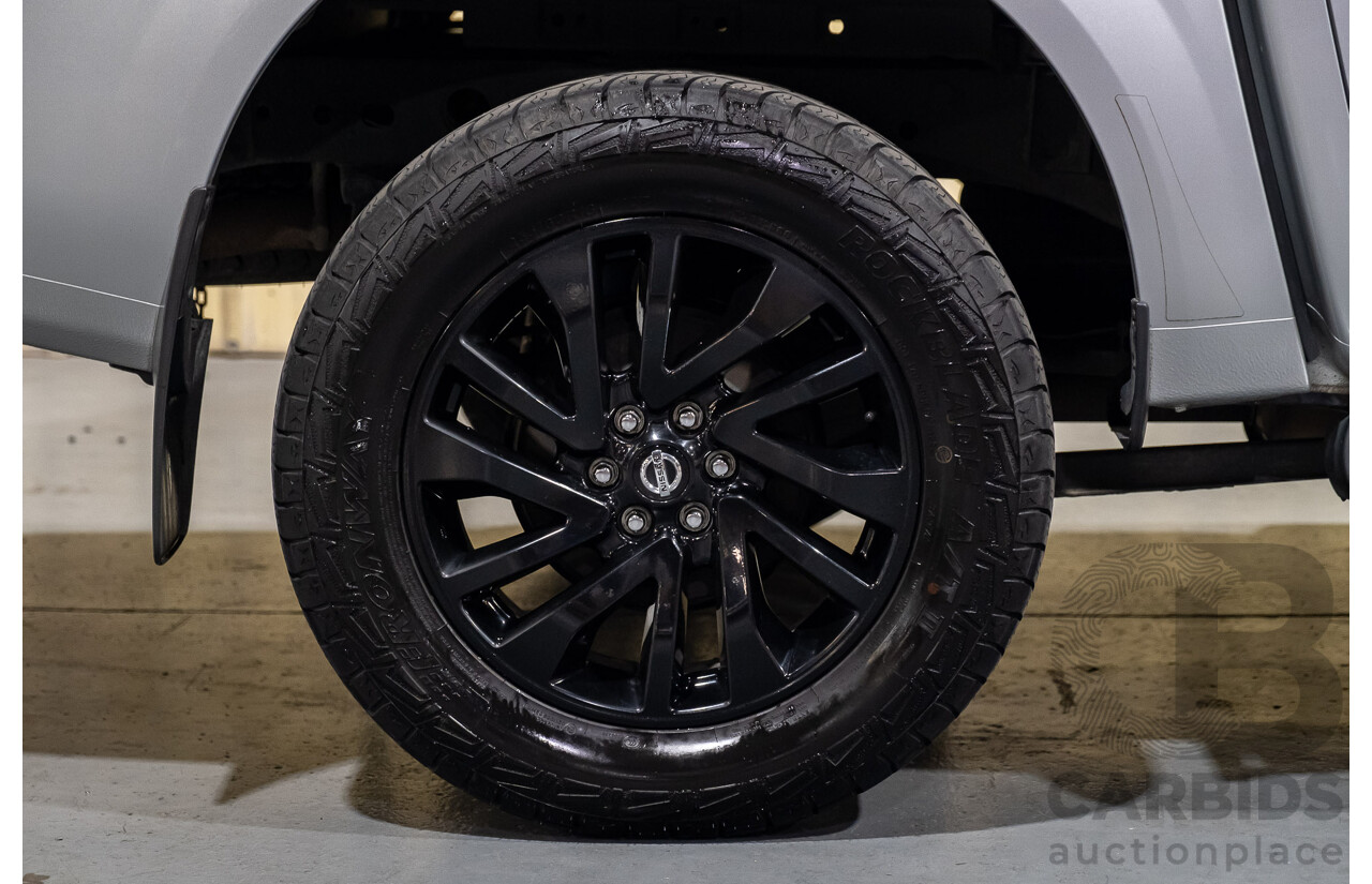 5/2015 Nissan Navara RX (4x4) NP300 D23 Double Cab Utility Silver Turbo Diesel 2.3L