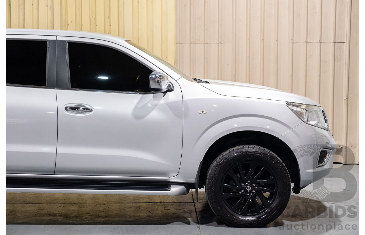 5/2015 Nissan Navara RX (4x4) NP300 D23 Double Cab Utility Silver Turbo Diesel 2.3L