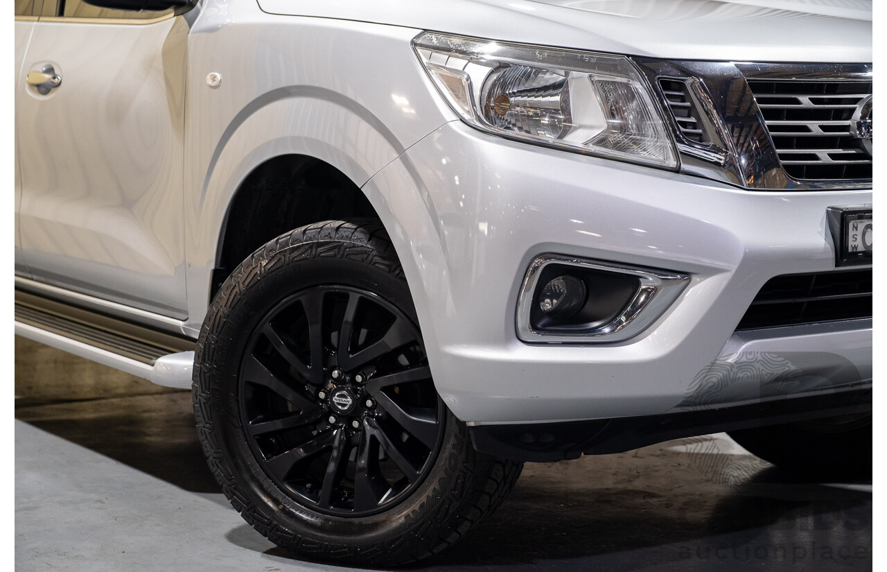 5/2015 Nissan Navara RX (4x4) NP300 D23 Double Cab Utility Silver Turbo Diesel 2.3L