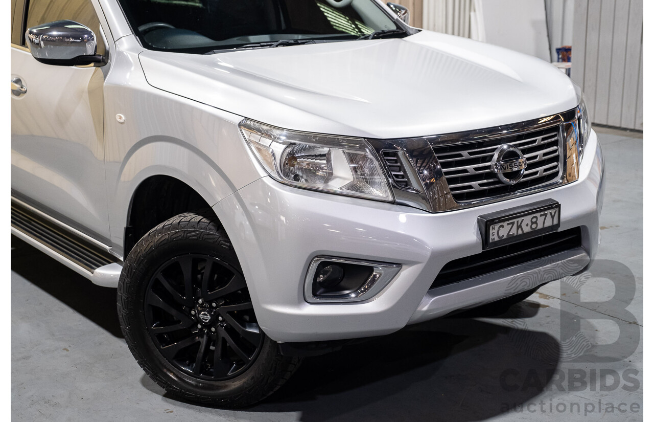 5/2015 Nissan Navara RX (4x4) NP300 D23 Double Cab Utility Silver Turbo Diesel 2.3L