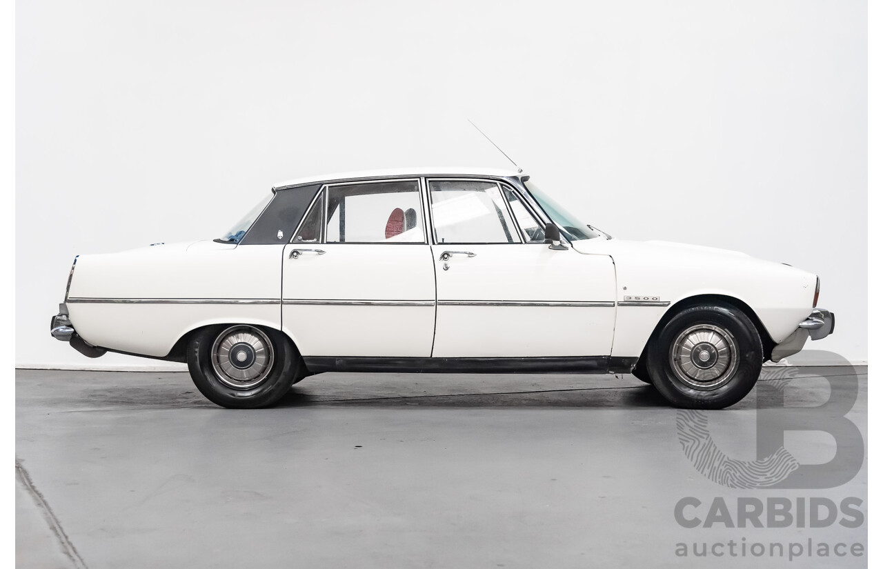 8/1971 Rover P6 3500 4d Sedan White 3.5L V8