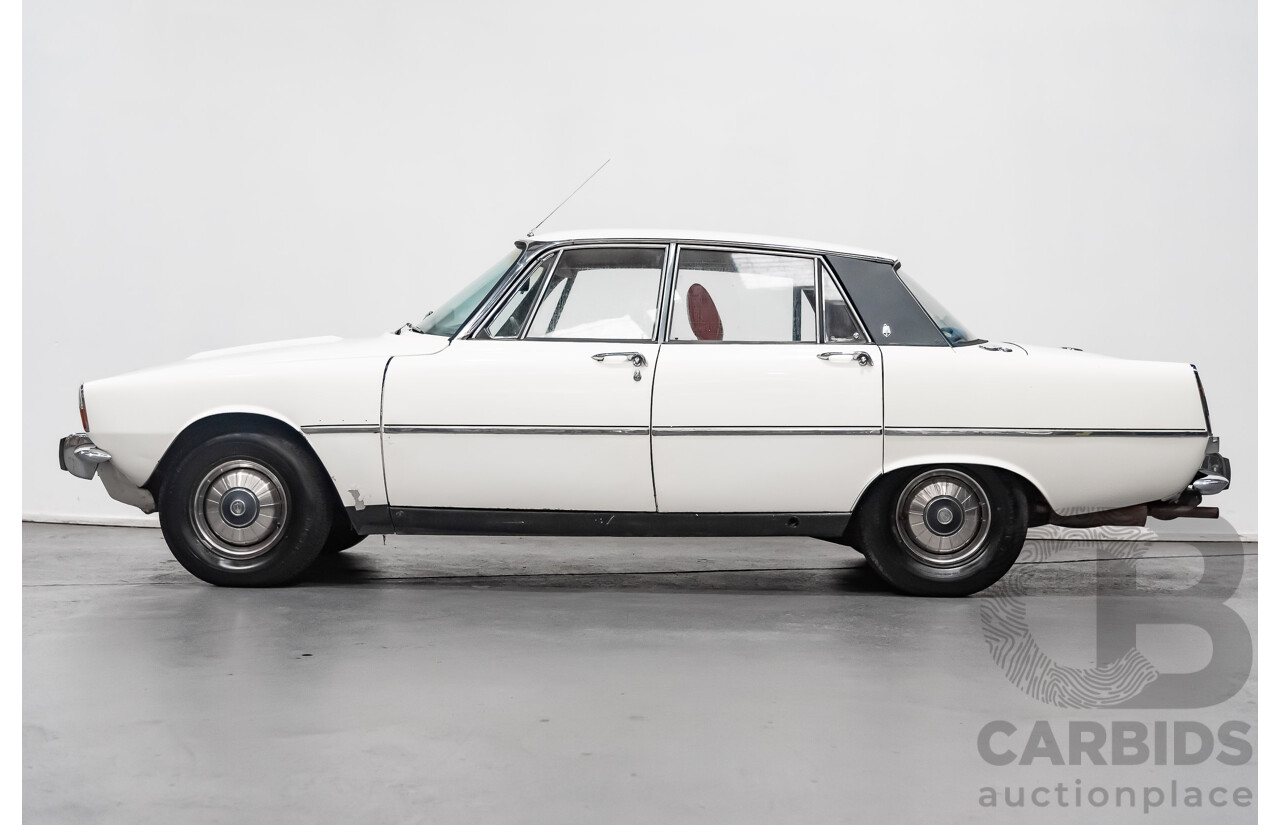 8/1971 Rover P6 3500 4d Sedan White 3.5L V8