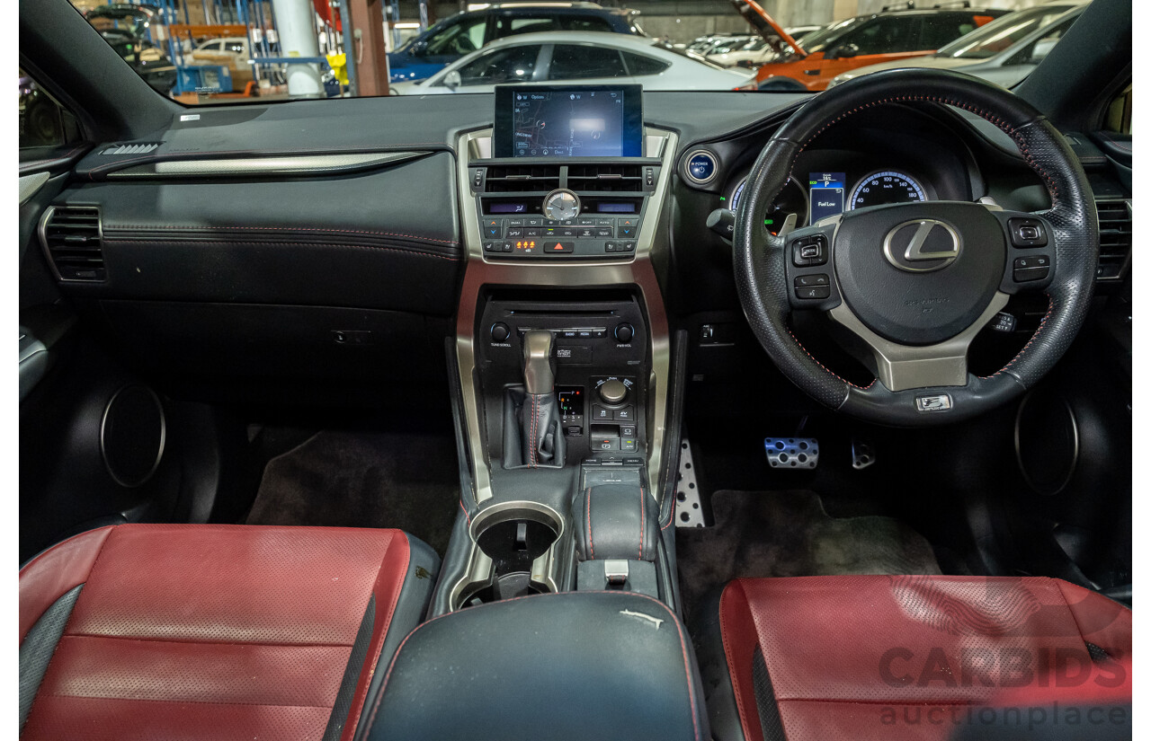 1/2016 Lexus NX300h F Sport Hybrid (AWD) AYZ15R 4d Wagon White 2.5L