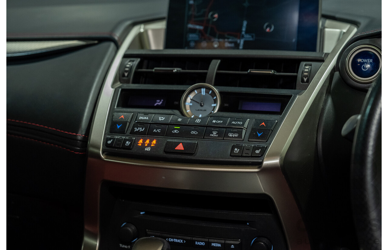 1/2016 Lexus NX300h F Sport Hybrid (AWD) AYZ15R 4d Wagon White 2.5L