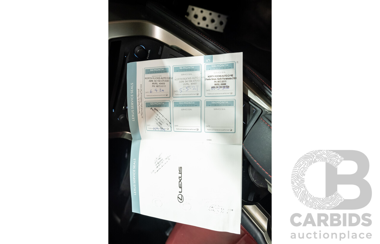 1/2016 Lexus NX300h F Sport Hybrid (AWD) AYZ15R 4d Wagon White 2.5L