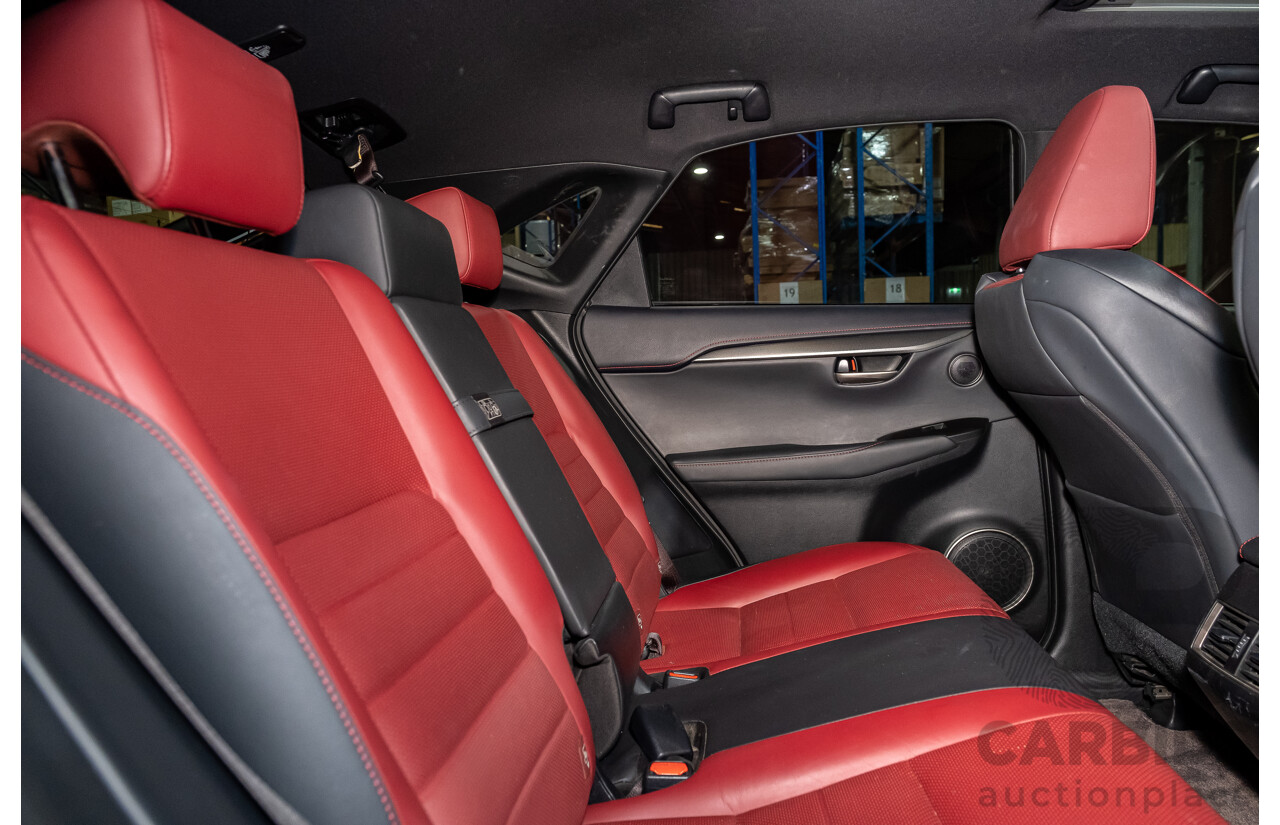 1/2016 Lexus NX300h F Sport Hybrid (AWD) AYZ15R 4d Wagon White 2.5L