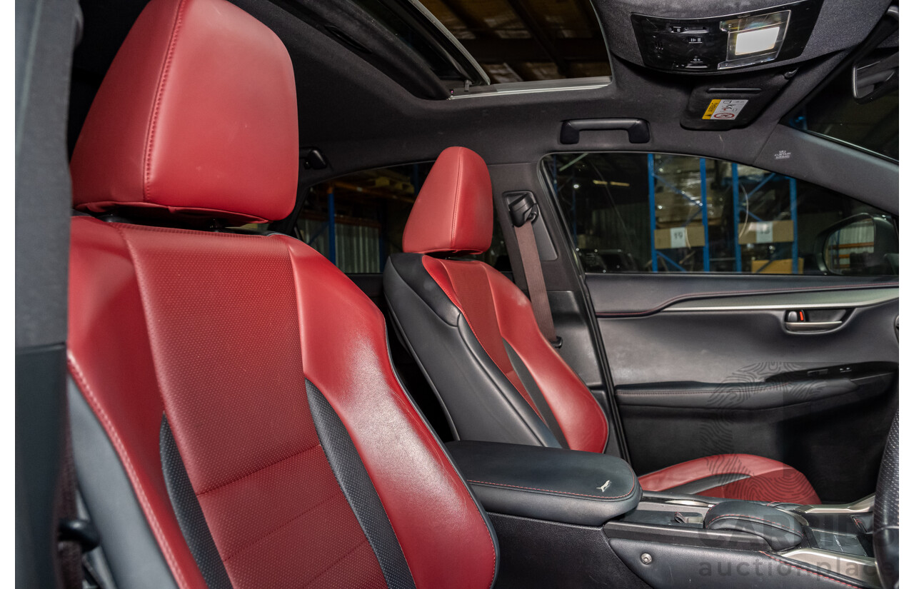 1/2016 Lexus NX300h F Sport Hybrid (AWD) AYZ15R 4d Wagon White 2.5L