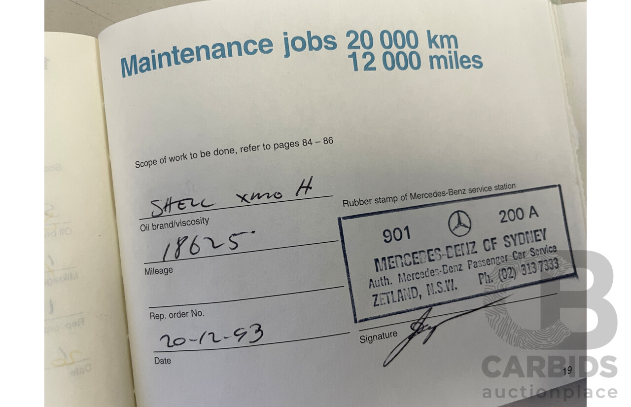 7/1992 Mercedes-Benz 300E W124 4d Sedan Grey 3.0L