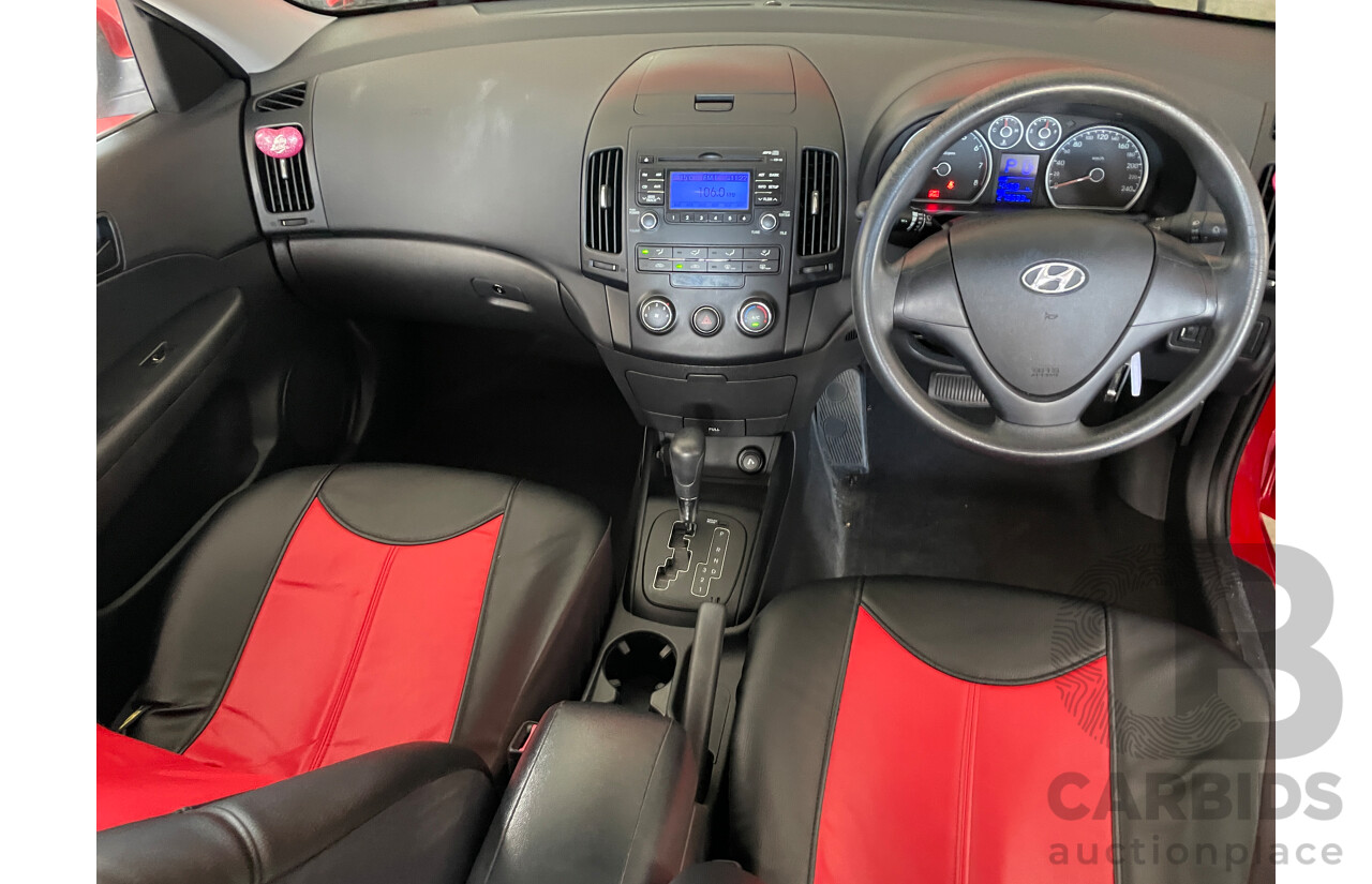 7/2010 Hyundai i30 SX FD MY10 5d Hatchback Red 1.6L