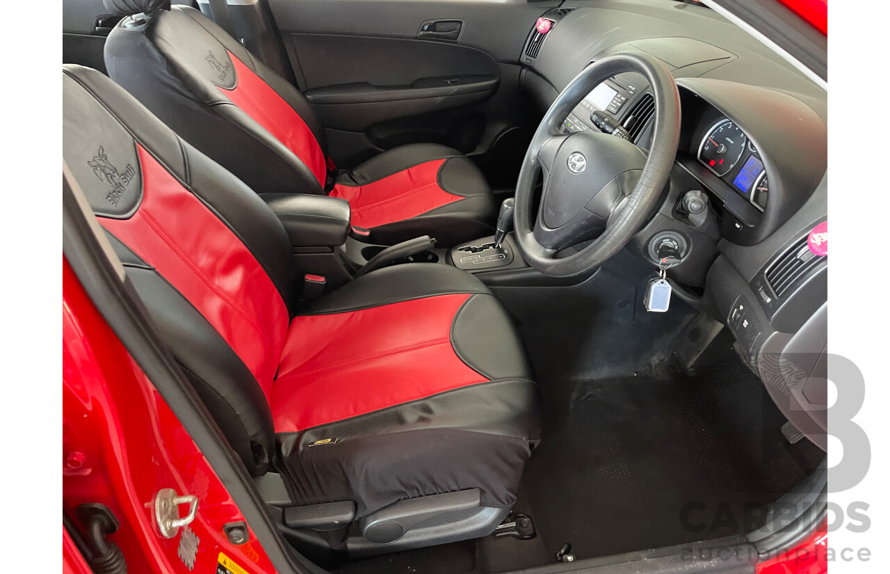 7/2010 Hyundai i30 SX FD MY10 5d Hatchback Red 1.6L