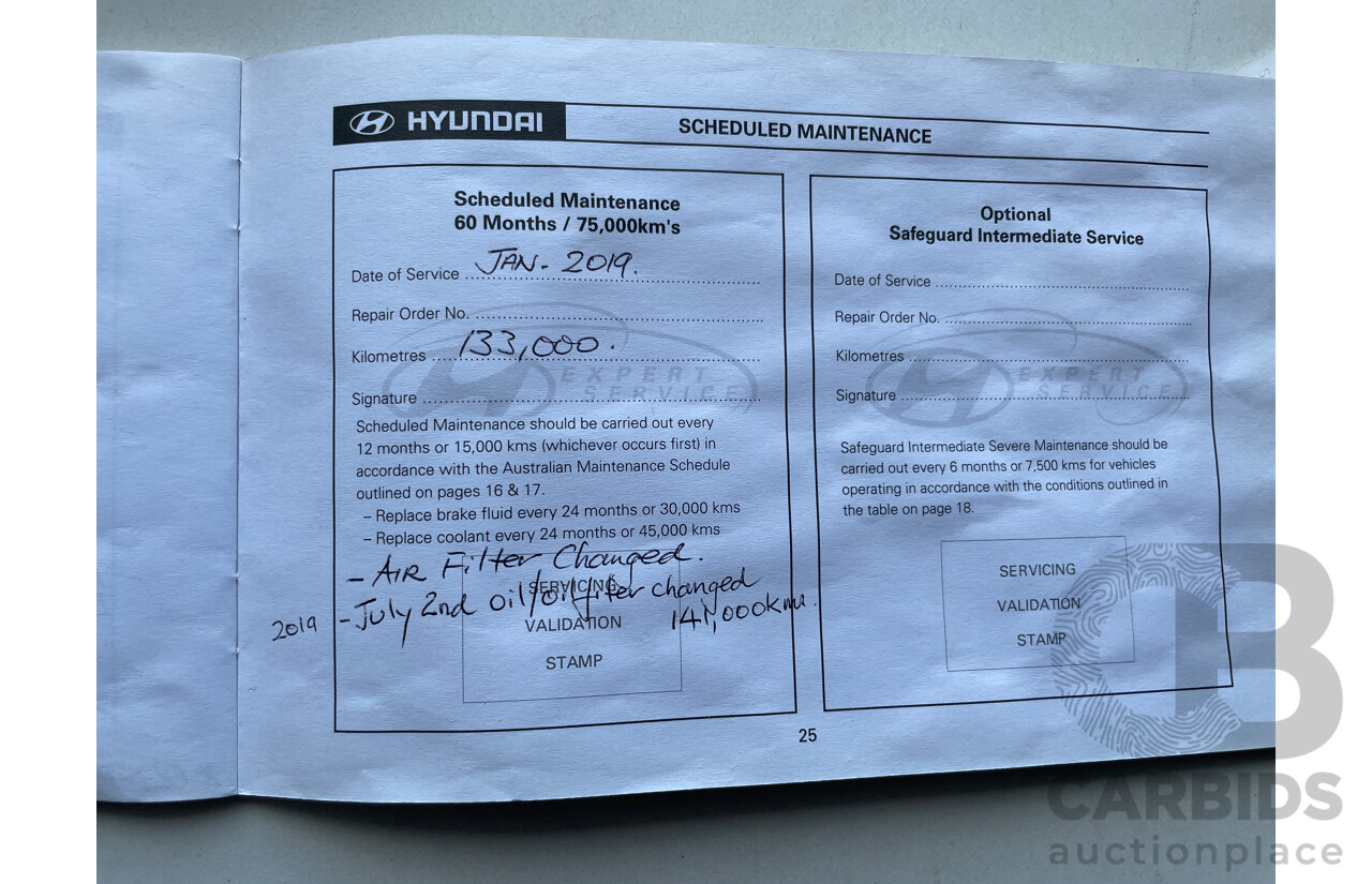 7/2010 Hyundai i30 SX FD MY10 5d Hatchback Red 1.6L