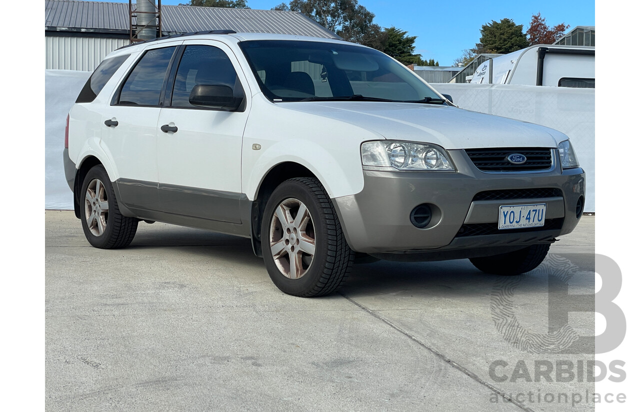8/2007 Ford Territory TS (rwd) SY MY07 UPGRADE 4d Wagon White 4.0L