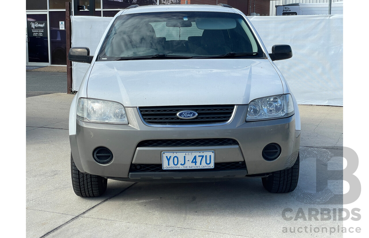 8/2007 Ford Territory TS (rwd) SY MY07 UPGRADE 4d Wagon White 4.0L