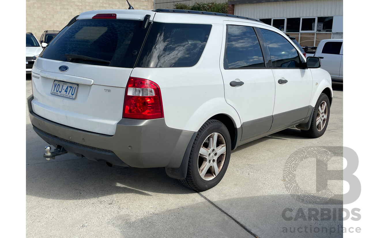 8/2007 Ford Territory TS (rwd) SY MY07 UPGRADE 4d Wagon White 4.0L