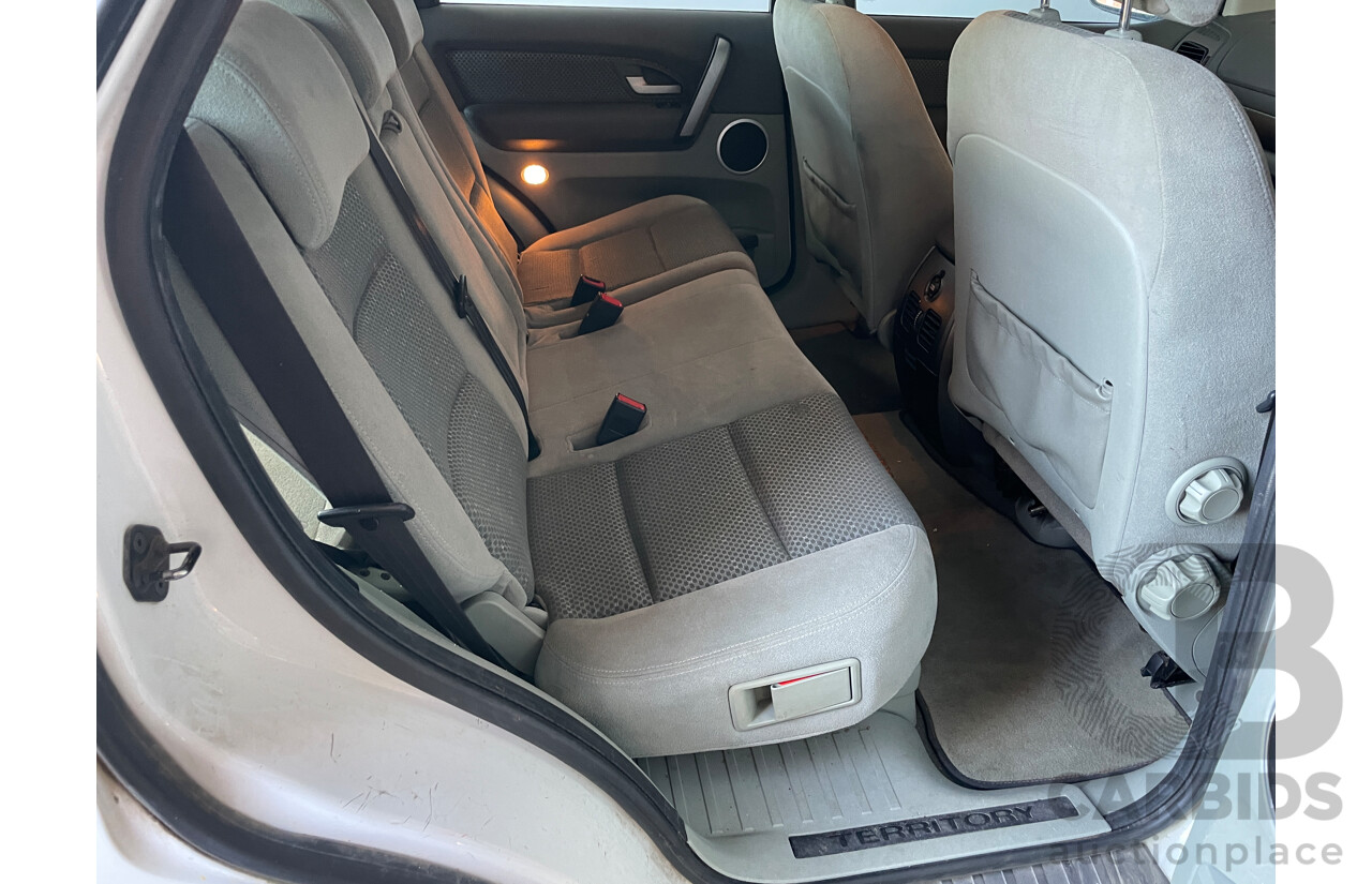 8/2007 Ford Territory TS (rwd) SY MY07 UPGRADE 4d Wagon White 4.0L