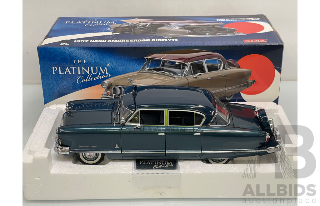 Sun Star Collection 1952 Nash Ambassador Airflyte  - 1/18 Scale