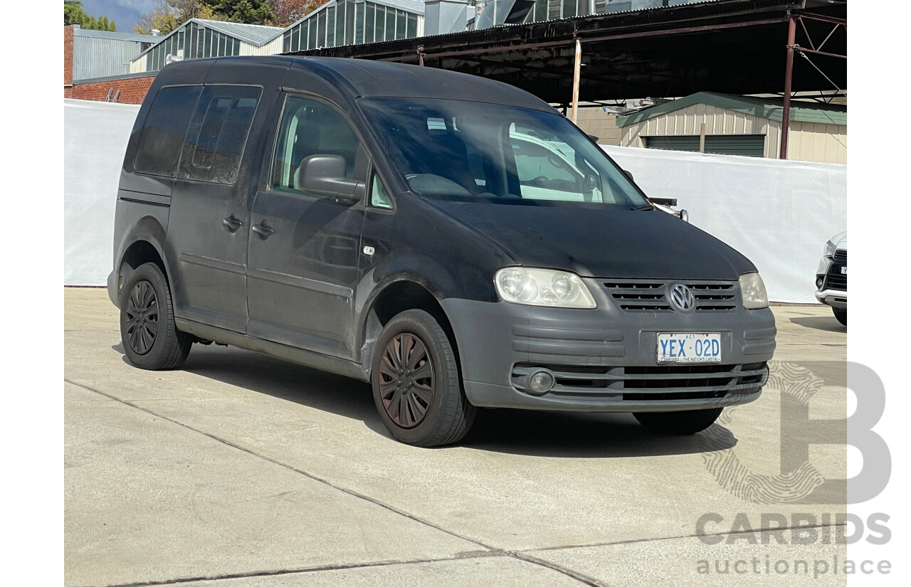 7/2006 Volkswagen Caddy LIFE 2K 4d Wagon Black 1.6L