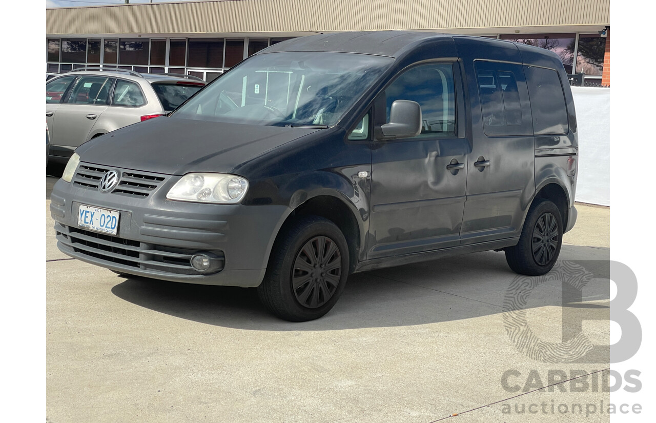 7/2006 Volkswagen Caddy LIFE 2K 4d Wagon Black 1.6L