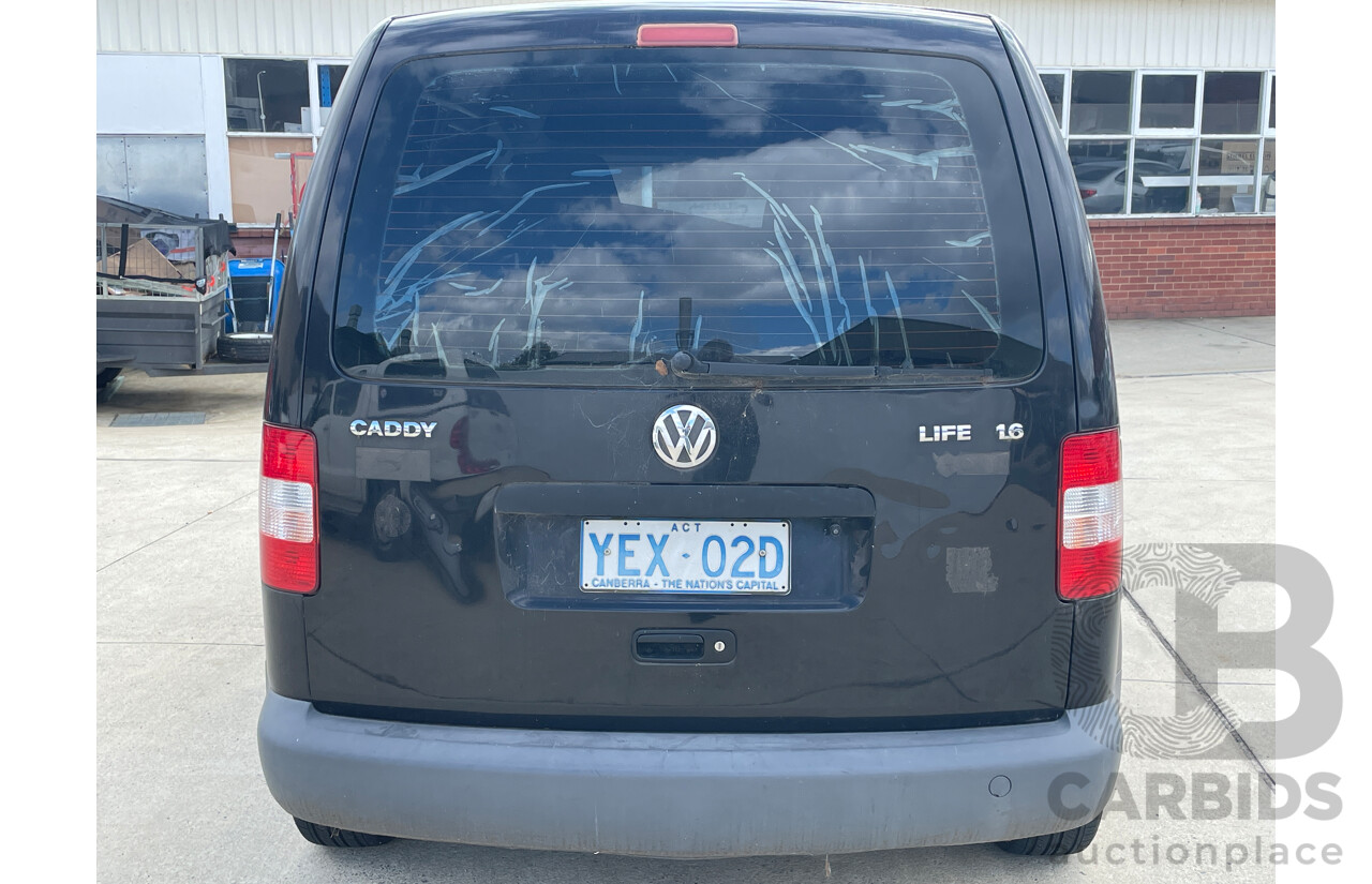 7/2006 Volkswagen Caddy LIFE 2K 4d Wagon Black 1.6L