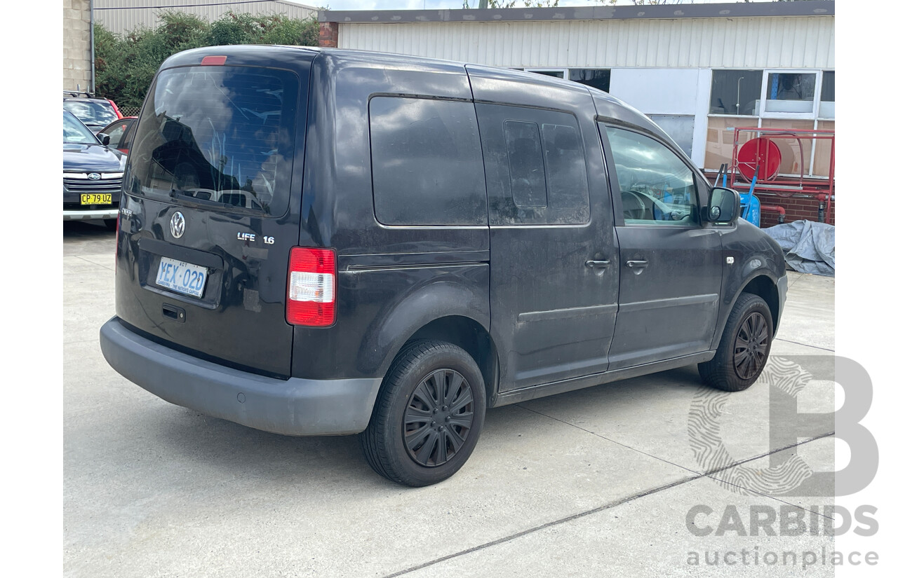7/2006 Volkswagen Caddy LIFE 2K 4d Wagon Black 1.6L