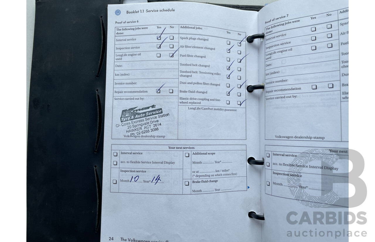 7/2006 Volkswagen Caddy LIFE 2K 4d Wagon Black 1.6L