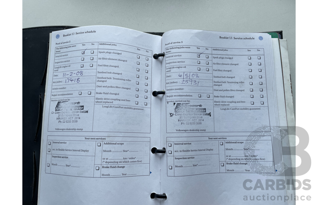 7/2006 Volkswagen Caddy LIFE 2K 4d Wagon Black 1.6L