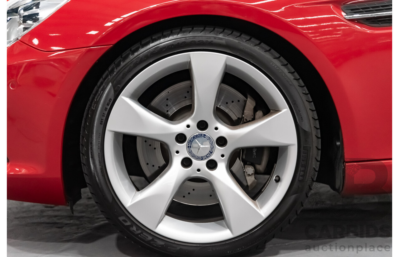 3/2013 Mercedes-Benz SLK 350 R172 MY14 2d Convertible Fire Opal Red 3.5L V6