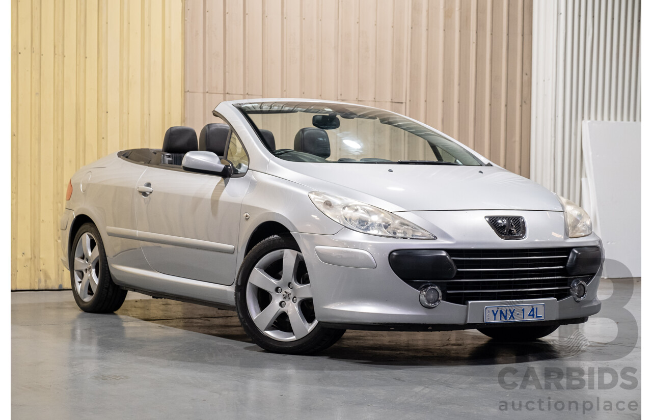2/2009 Peugeot 307 CC Dynamic MY06 UPGRADE 2d Cabriolet Silver 2.0L