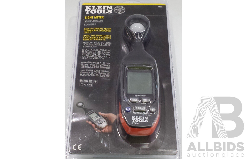 Klein Tools Digital Light Meter - Brand New