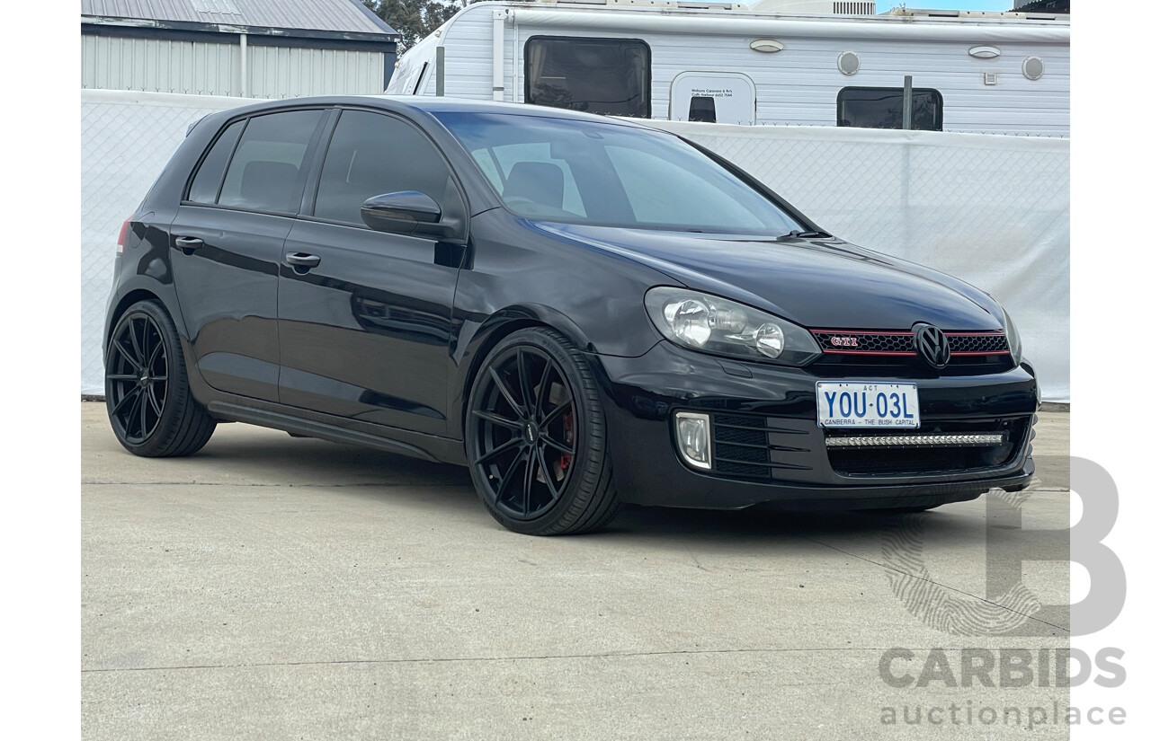 12/2011 Volkswagen Golf GTi 1K MY12 5d Hatchback Black 2.0L