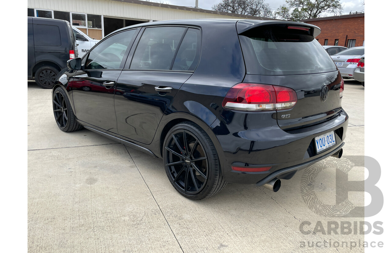 12/2011 Volkswagen Golf GTi 1K MY12 5d Hatchback Black 2.0L
