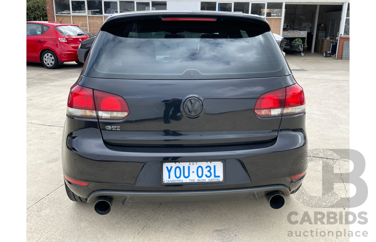 12/2011 Volkswagen Golf GTi 1K MY12 5d Hatchback Black 2.0L