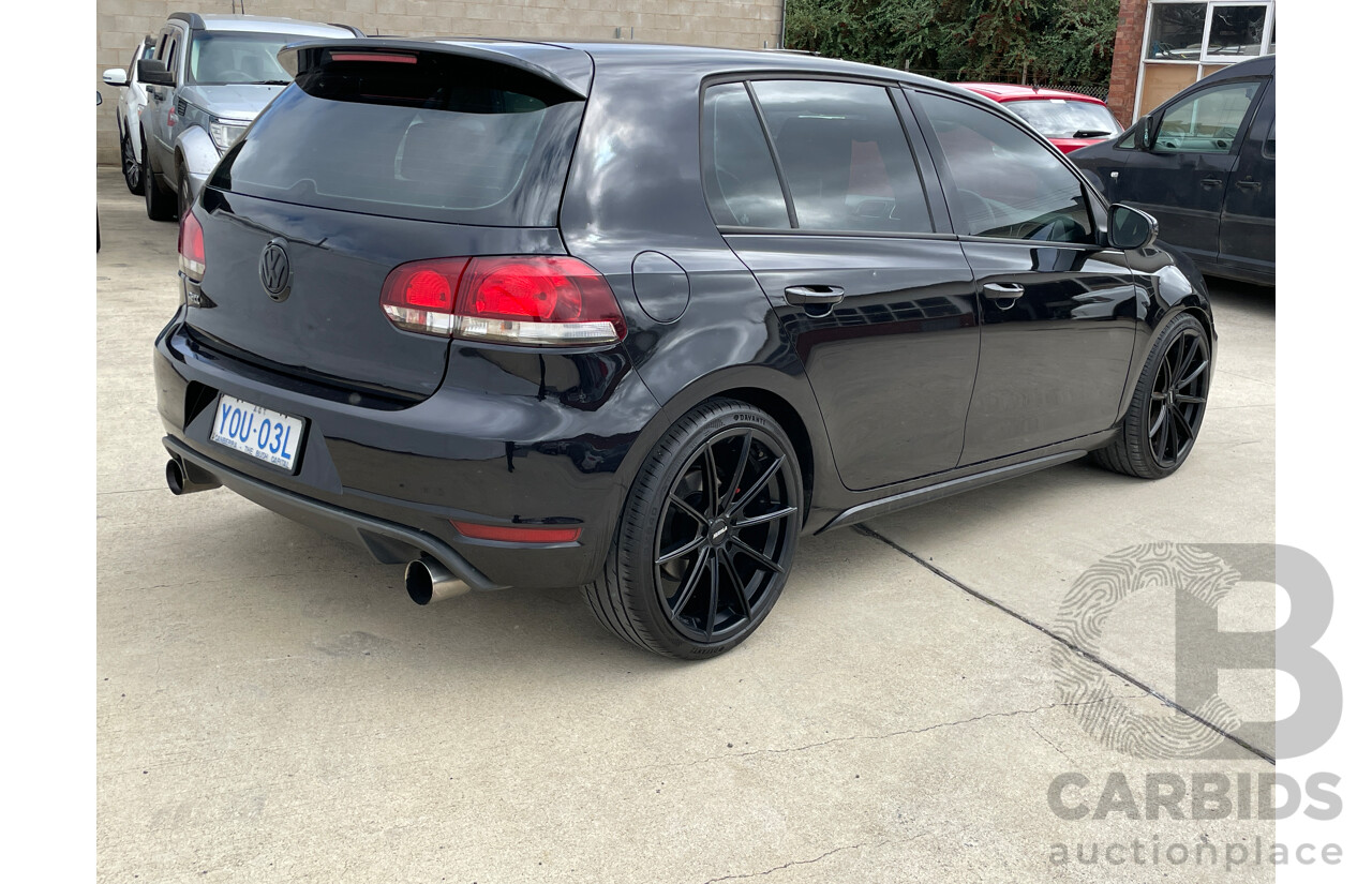 12/2011 Volkswagen Golf GTi 1K MY12 5d Hatchback Black 2.0L