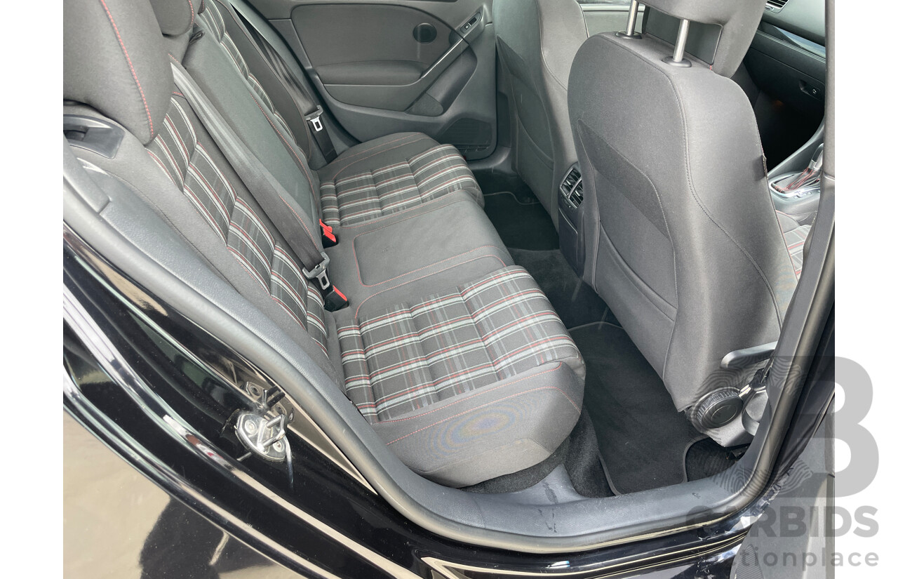 12/2011 Volkswagen Golf GTi 1K MY12 5d Hatchback Black 2.0L